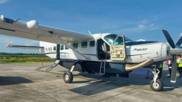Sebuah pesawat kargo milik maskapai penerbangan Smart Air dilaporkan hilang kontak pagi ini setelah lepas landas dari bandara Internasional Juwata Tarakan, Kalimantan Utara, Jumat pada pukul 08.25 Wita tujuan Binuang, Krayan, Nunukan pada pukul 09. Foto: Istimewa/ANTARA
