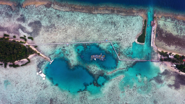 Desa Laguna Kepulauan Seribu, foto hanya ilustrasi, bukan tempat sebenarnya: Unsplash/Eggy Febryano