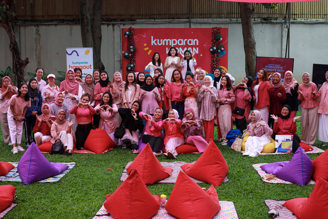Suasana talkshow di acara kumparan hangout International Women's Day, Sabtu (9/3). Foto: Aditia Noviansyah/kumparan