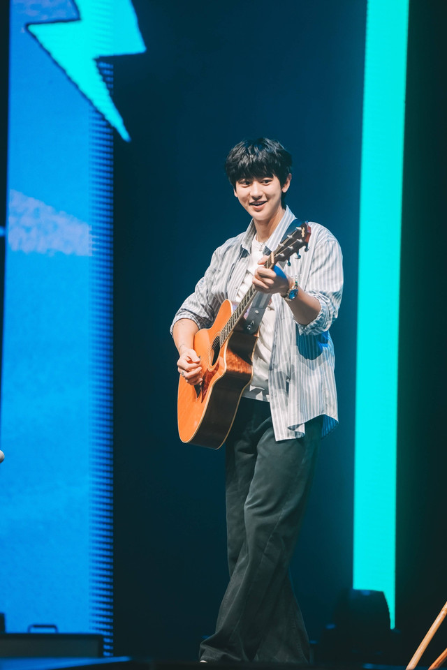 Chanyeol EXO menggelar fancon The Eternity in Jakarta di ICE BSD, Serpong pada Sabtu (9/3/2024). Foto: iMe Indonesia