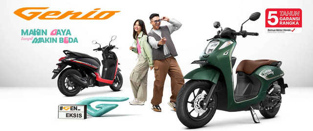 Ilustrasi motor matic Honda. Foto: Astra Honda