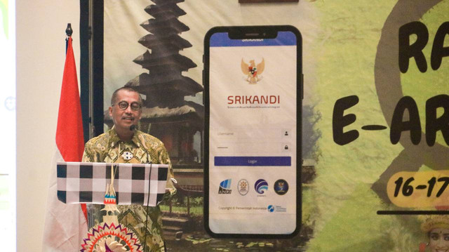 Coordination Meeting for the Implementation of SRIKANDI Application at Kuta, Bali (16/06/2021). Source: Arsip Nasional Republik Indonesia.