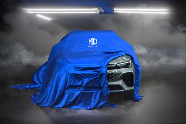 Teaser calon mobil hybrid MG VS HEV dari MG Motor Indonesia. Foto: dok. MG Motor Indonesia