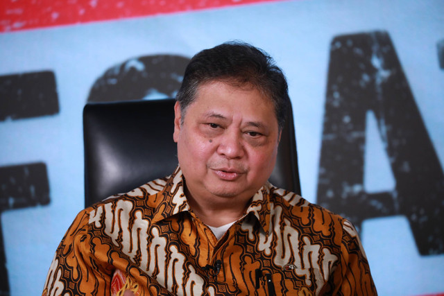 Menko Perekonomian Airlangga Hartarto di program Info A1 kumparan. Foto: Aditia Noviansyah/kumparan