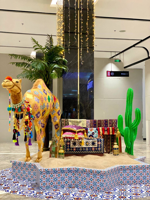 Lippo Malls hadirkan dekorasi khas Timur Tengah dalam Wonderful Ramadan. Foto: Dok. Lippo Malls