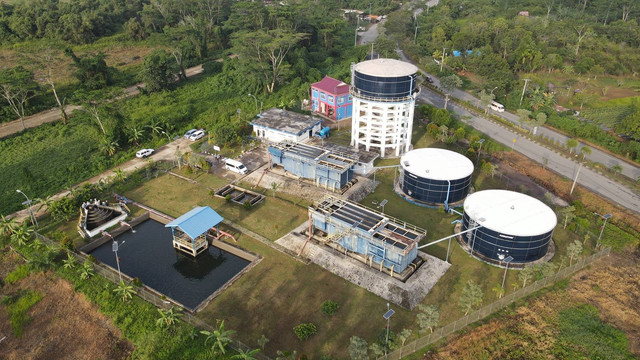 Fasilitas Water Treatment Plant (WTP) Kudungga di Kabupaten Kutai Timur (Kutim), Kalimantan Timur. Foto: Dok. Istimewa