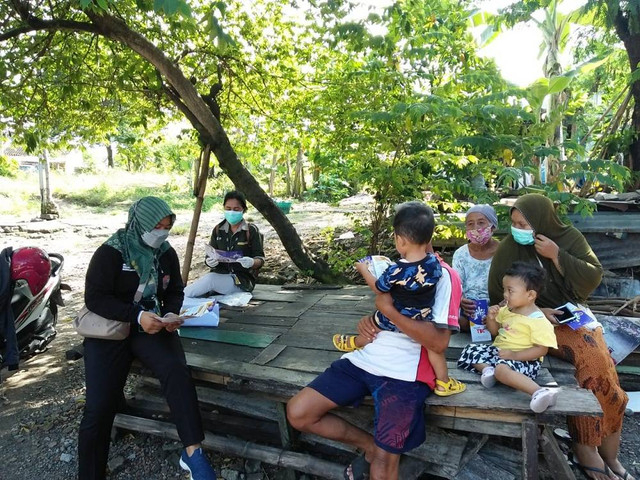 Kegiatan Edukasi dan Skrining TBC oleh Kader MSI dan Petugas Puskesmas Jaten II, Sumber: Eka MSI
