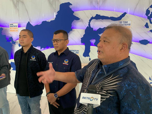 NasDem berbicara soal langkah politik ke depan yang akan disiapkan untuk capres 01 Anies Baswedan jika kalah di pilpres 2024. Foto: Paulina Herasmaranindar/kumparan