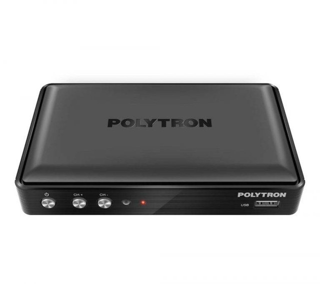 STB (Set Top Box) TV Digital adalah perangkat elektronik yang berfungsi untuk mengubah sinyal televisi digital menjadi format yang ditampilkan di layar TV biasa. Foto: Polytron