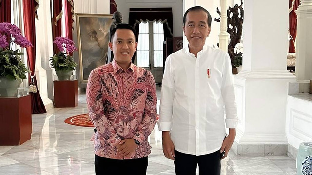 Sekretaris pribadi Iriana, Sendi Fardiansyah. Foto: Instagram/@sendi.fardiansyah