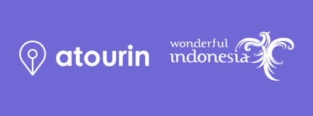 Logo Atourin x Wonderful Indonesia