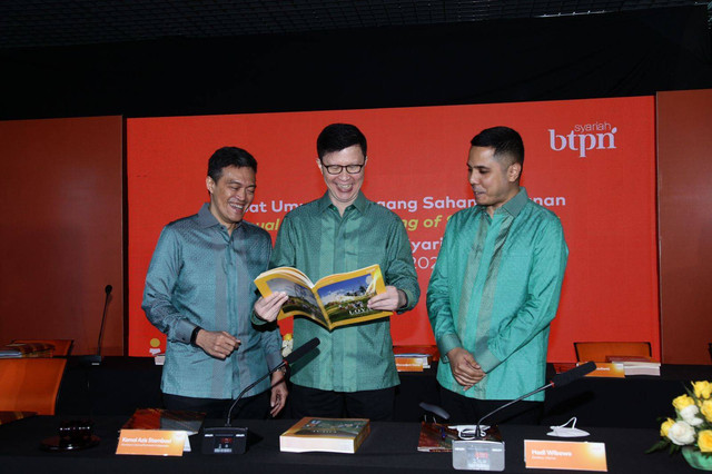 Rapat Umum Pemegang Saham Tahunan (RUPST) BTPN Syariah kinerja tahun 2023, di Jakarta, Rabu (20/3/2024). Foto BTPN