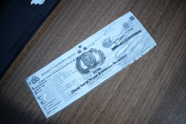 Fotokopi STNK Foto: Bangkit Jaya/kumparan