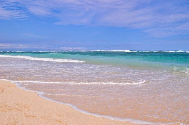 Pantai Batu Sungu (Foto hanya ilustrasi, bukam tempat sebenarnya) Sumber: unsplash.com/ Muhammad Ariyandi