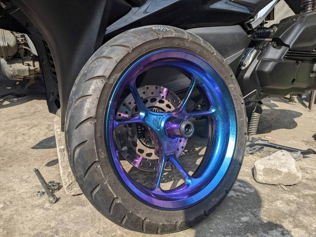 Ilustrasi warna velg motor yang bagus. Foto: Sena Pratama/kumparan