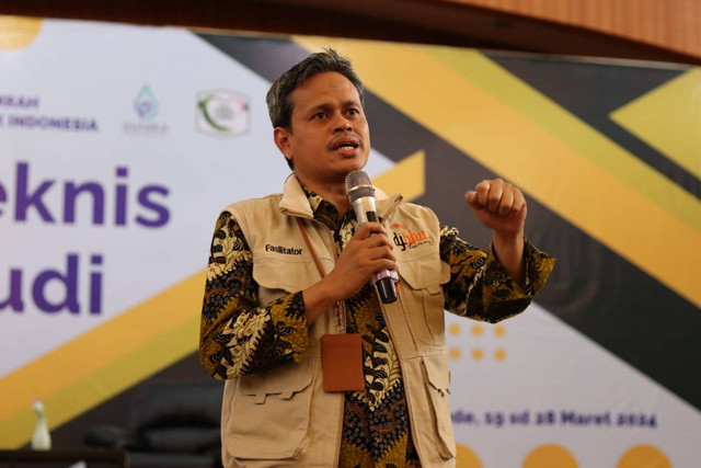 Kepala Subdirektorat Data dan Siskohat Ditjen PHU Kementerian Agama Hasan Afandi. Dok Kemenag.