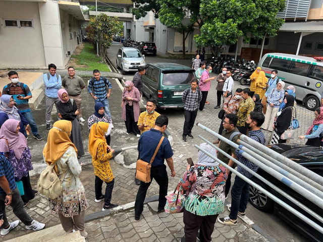 Mahasiswa MARS UMY angkatan 20 dalam kegiatan FST di RS PKU Muhammadiyah Gamping (22/3/24)