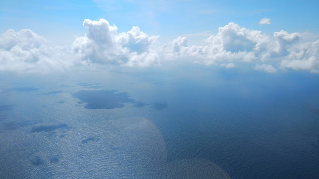 Ilustrasi udara Natuna. Foto: Shutterstock