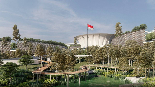 Pemenang III Sayembara Desain Kompleks MPR/DPR RI di IKN. Foto: SAPPK ITB