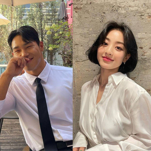 Jihyo Twice dan Yun Sang Bin. dok: Instagram @_zyozyo dan @top.physical