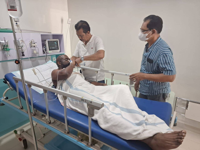 Percobaan Bunuh Diri WN AS di Bali. Foto: Dok. Polresta Denpasar 