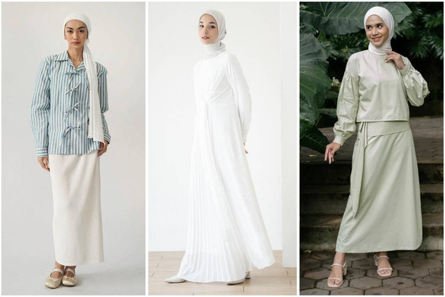 Modest hingga Kekinian, Ini 5 Rekomendasi Baju Lebaran di E-Commerce. Foto: Instagram @kloudstudio, @askalabel, @myrubylicious