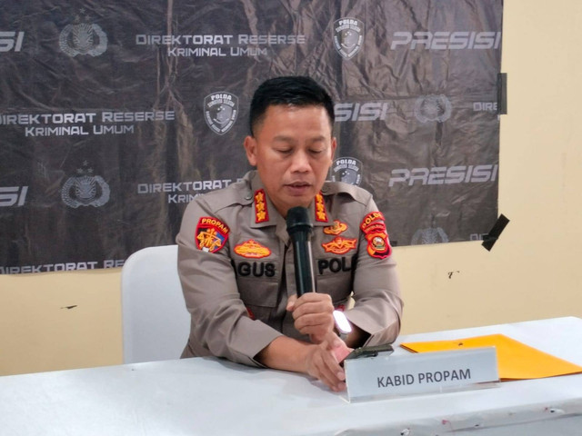 Kabid Propam Polda Sumsel, Kombes Pol Agus Halimudin. (ist)