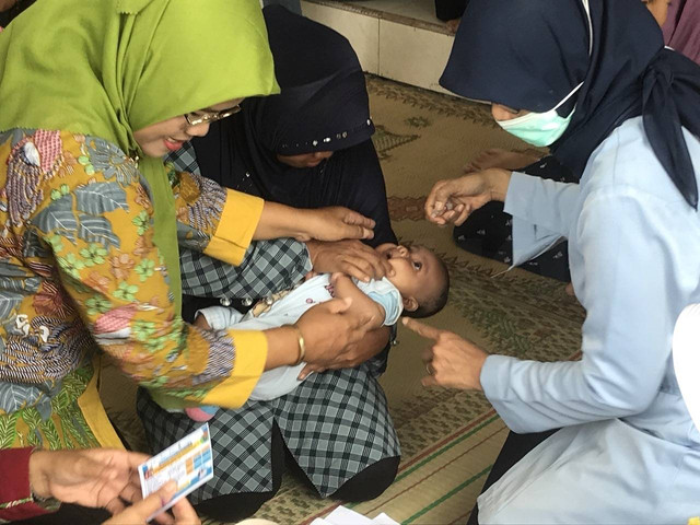 Mahasiswa KKN Universitas Ahmad Dahlan (UAD) dampingi posyandu balita di Sleman (Dok. Istimewa)