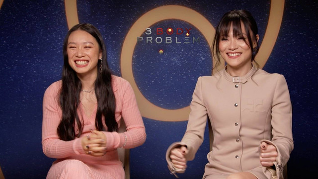 Junket Interview Jess Hong & Zine Tseng 3 Body Problem. Foto: Netflix