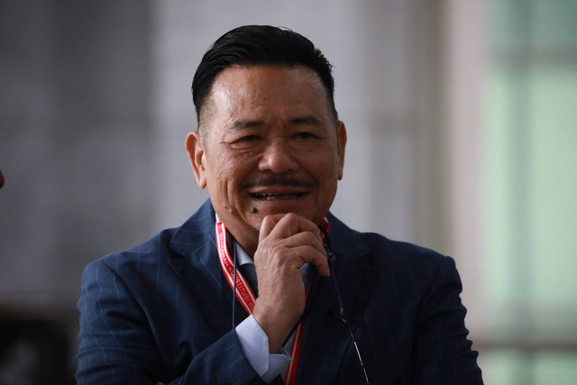 Anggota Tim Pembela Prabowo-Gibran Otto Hasibuan mengikuti sidang perdana perselisihan hasil Pemilu (PHPU) atau Pilpres 2024 di Gedung Mahkamah Konstitusi, Jakarta, Rabu (27/3/2024). Foto: Aditia Noviansyah/kumparan