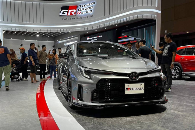 Toyota GR Corolla di IIMS 2024. Foto: kumparan
