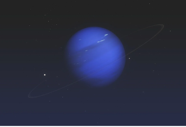 Ilustrasi satelit Neptunus. Sumber foto: Pixabay/95C
