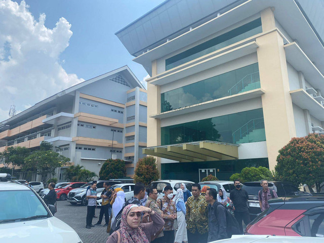 Tampak depan RS PKU Gamping, saat peninjauan lapangan FST Prodi MARS UMY