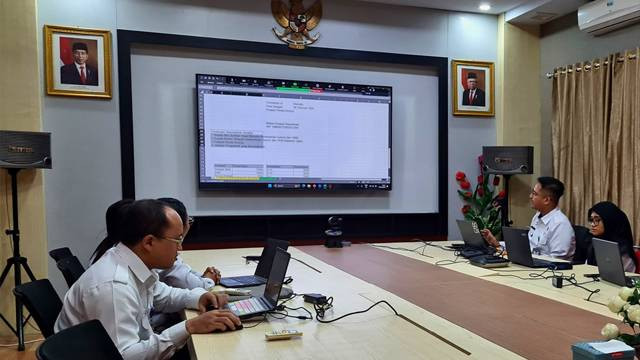 Sosialisasi Konversi Predikat Kinerja ke dalam Angka Kredit Jabatan Fungsional, di lingkungan Kemenkumham Sulawesi Utara, Rabu (27/3).