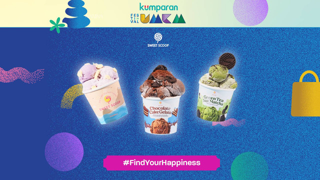 Pemenang Bantuan Promosi UMKM di Festival UMKM 2023: Sweet Scoop. Foto: kumparan