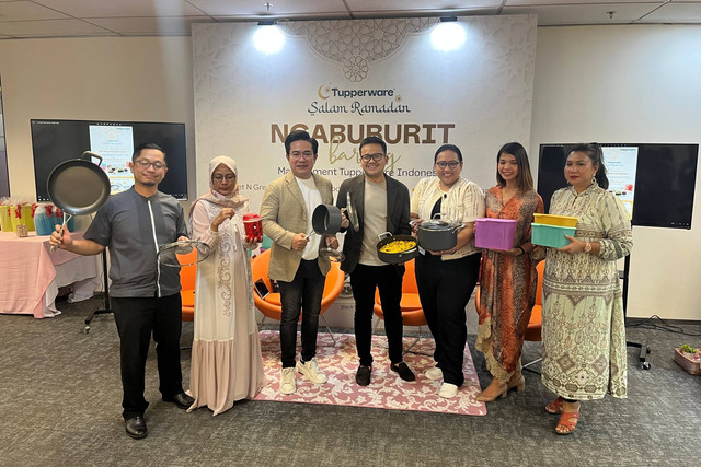 Acara bukber bersama Tupperware dan peluncuran produk terbaru, Rabu (27/3/2024). Foto: Azalia Amadea/kumparan