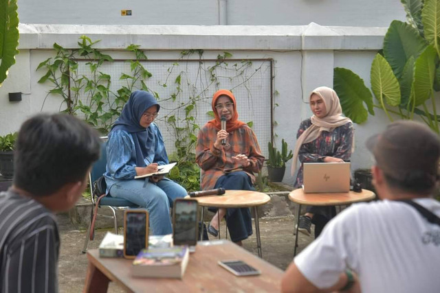 Dok. Prokopim Setdako Sawahlunto dalam Diskusi Kolam Kopi ke-8, Kolam Baca, Sabtu, 23 Maret 2024.