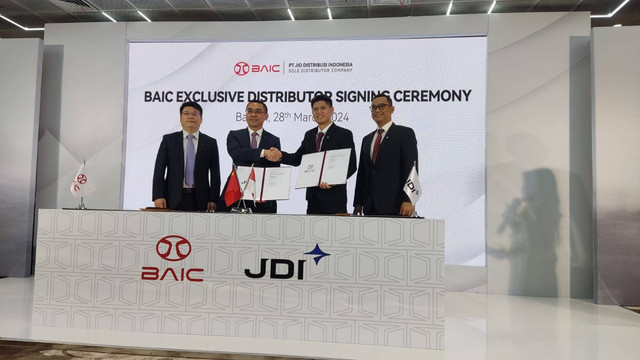 BAIC, pabrikan otomotif China masuk Indonesia. Foto: Aditya Pratama Niagara/kumparan