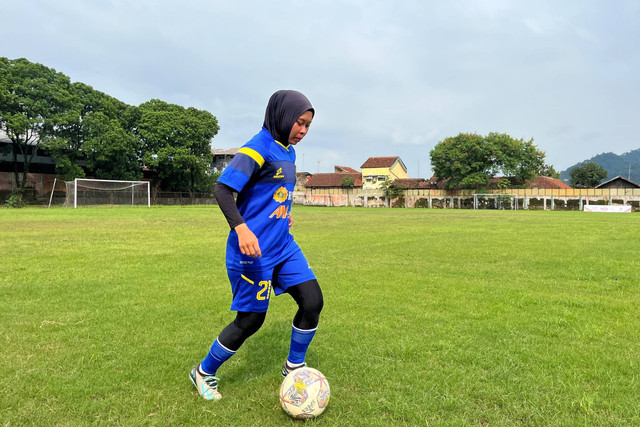 Pemain PON Jawa Barat, Tia Darti. Foto: Antika Fahira/kumparan