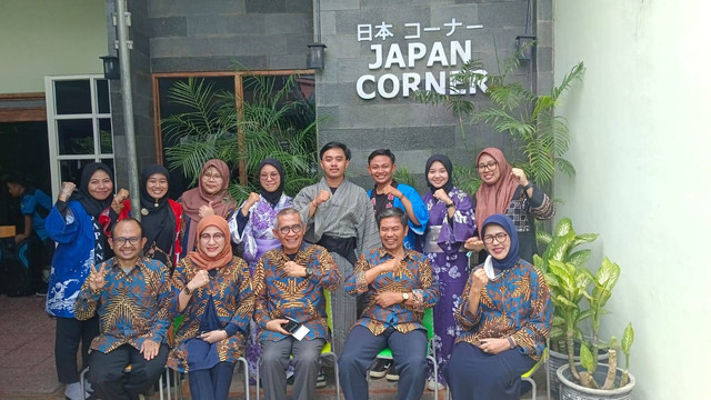 Japan Corner Unusa. Foto: Humas Unusa