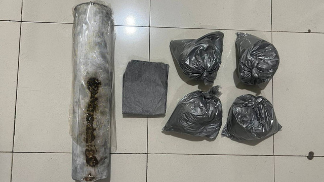 Polres Bantul menyita 30 kilogram bahan baku petasan dari empat lokasi berbeda. Foto: Dok. Polres Bantul