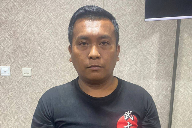 Tampang pelaku driver grabcar yang diduga melakukan pemerasan. Foto: Dok. Istimewa