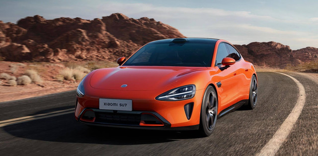Mobil listrik pertama Xiaomi SU7 resmi debut di China. Foto: Xiaomi