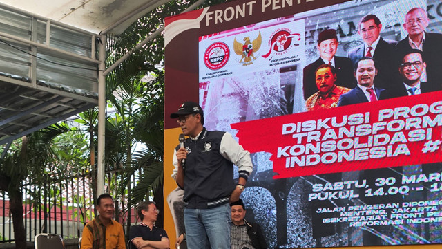 Refly Harun, Sabtu (30/3/2024). Foto: Jonathan Devin/kumparan