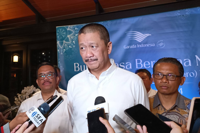 Direktur Utama Garuda Indonesia Irfan Setiaputra. Foto: Muhammad Darisman/kumparan