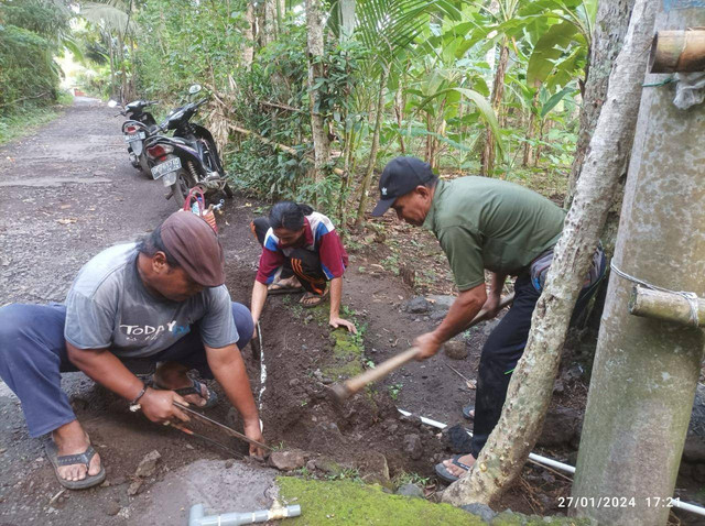 Akses air bersih dibuat dengan membangun jaringan pipanisasi - IST
