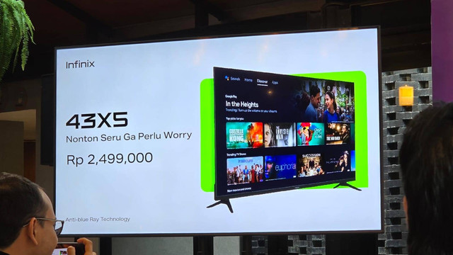 Infinix Smart TV 43XS. Foto: Aditya Panji/kumparan