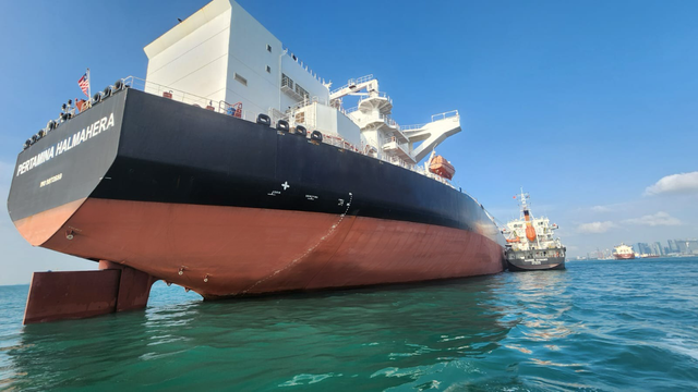 Pertamina Halmahera sebagai salah satu dari 3 tanker baru PT Pertamina International Shipping (PIS). Foto: Dok. Pertamina