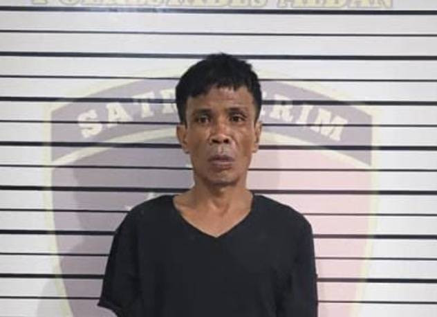 JHS pencuri besi. Dok: Polrestabes Medan