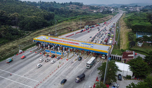 Ilustrasi GT Kalikangkung. Foto: Makna Zaezar/ANTARA FOTO